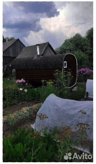 Баня-бочка Квадро