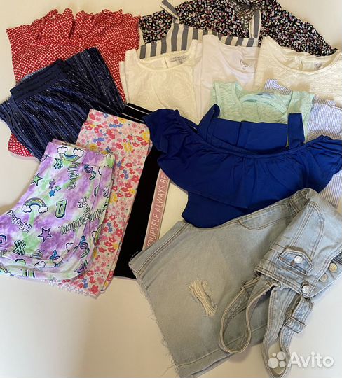 Детская одежда для девочек152 новая пакетом