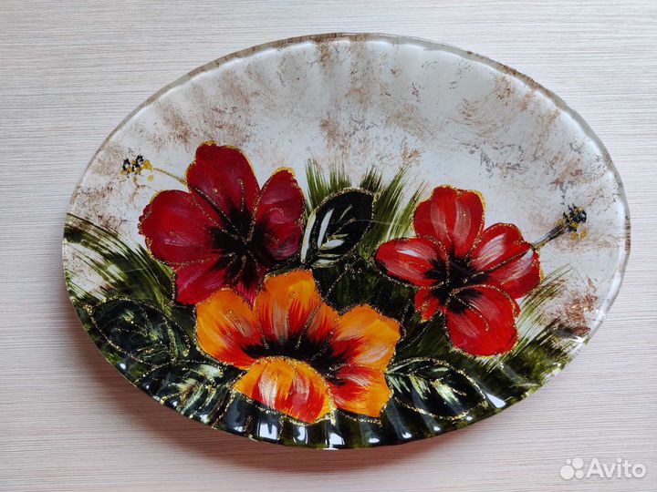 Блюдо декоративное новое