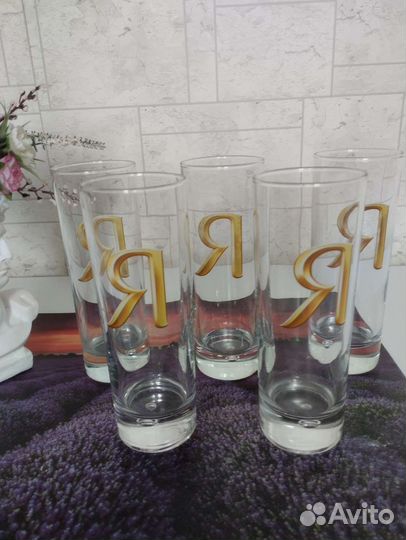 Стаканы для сока и воды