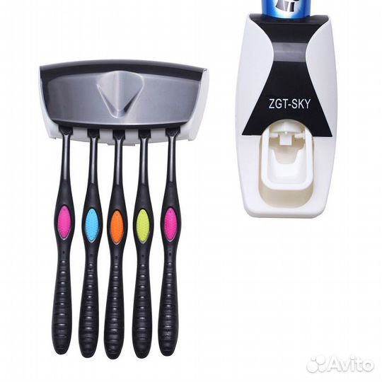 Дозатор для зубной пасты с держателем для щёток Jinxin-300