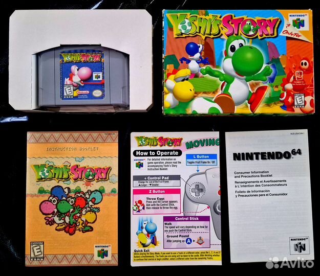 Yoshis story для nintendo 64