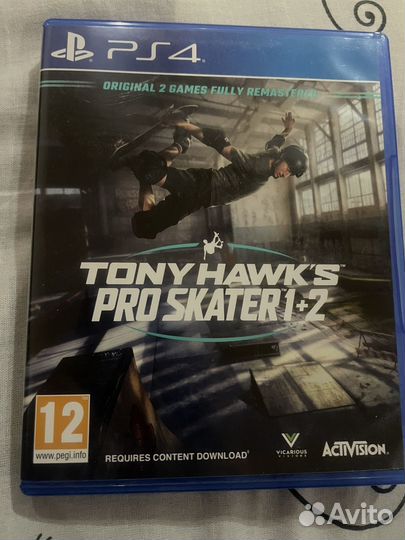 Tony hawk s pro skater 1 2 ps4