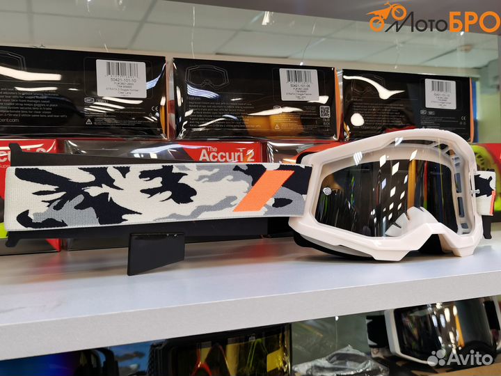 Очки 100 Strata 2 Goggle Kombat