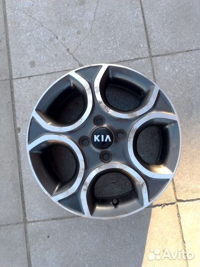 Литые диски Kia r15 4x100 бу