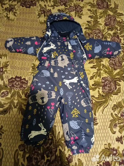Детский зимний комбинезон на девочку