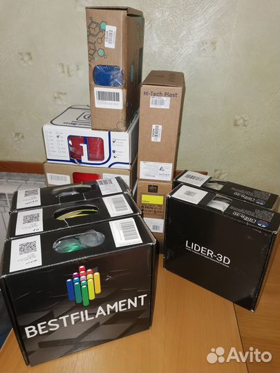 Набор пластика для 3d принтера