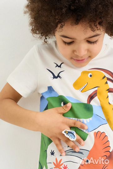 Костюм летний на мальчика футболка шорты 116