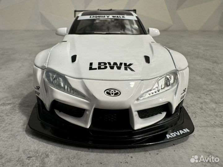 Металлическая Машинка Toyota Supra A90 lbwk