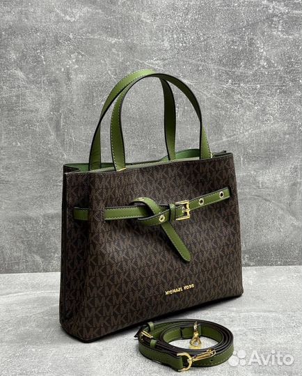 Сумка тоут MK Michael Kors канва кожа