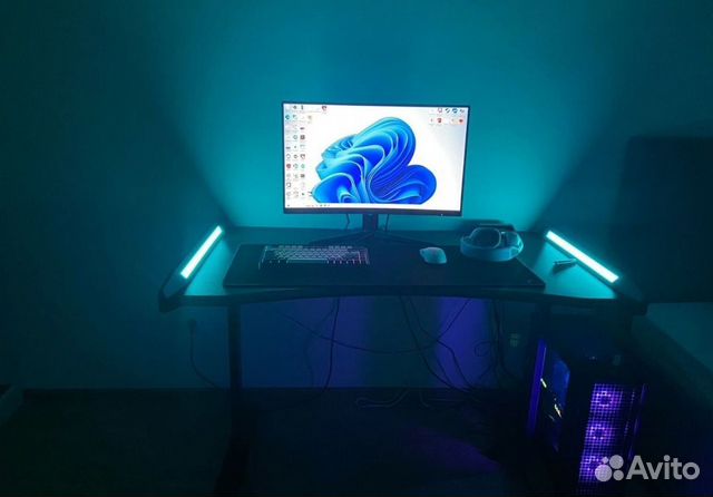 Игровой компьютерный стол с подсветкой купить в Норильске | Электроника ...
