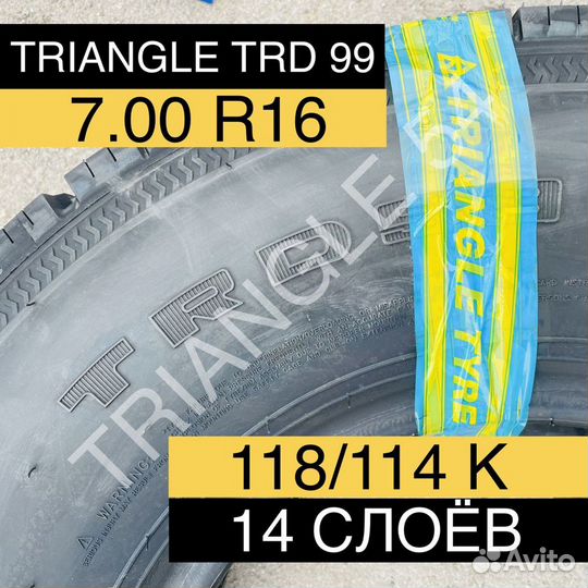 7.00R16 Triangle TRD99 грузовые 118/114K камера