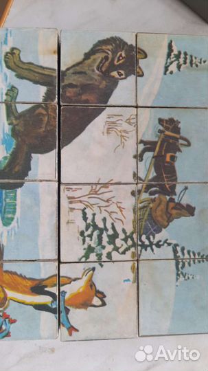 Кубики детские СССР