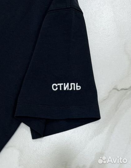 Футболка Heron Preston стиль Collar Tee S