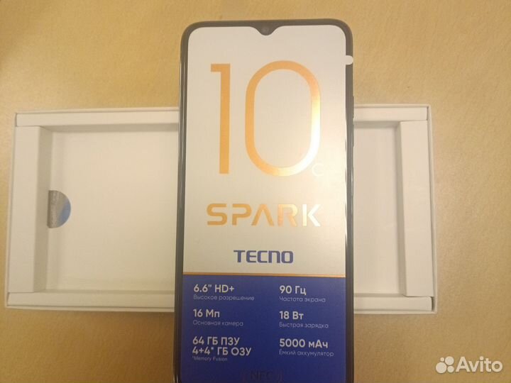 TECNO Spark 10c, 4/64 ГБ