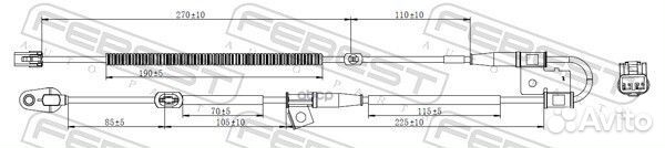 Датчик abs передний правый 12606016 Febest