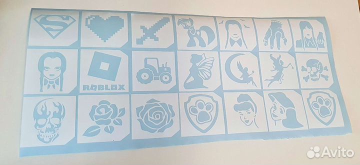 Трафареты для тату, мехенди