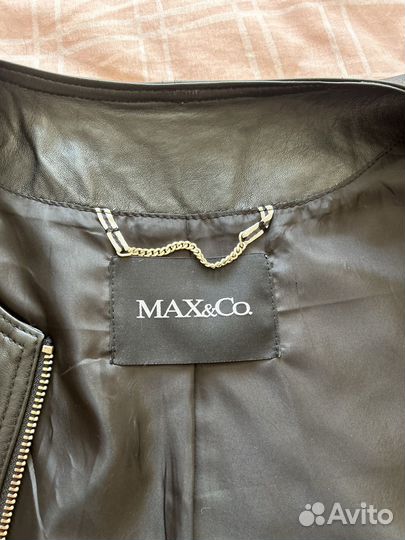 Куртка Max&Co кожаная Италия