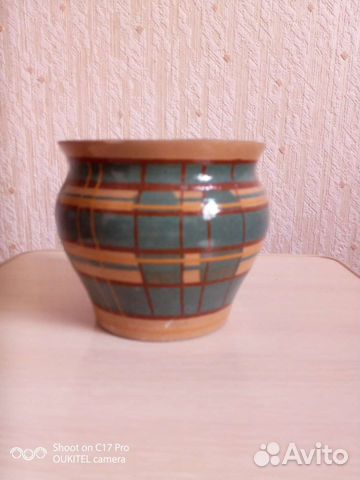 Горшки д/цветов новые и б/у одним пакетом