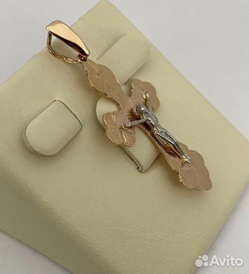 Золотой крест 585 проба