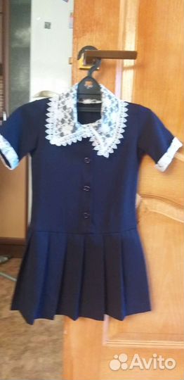 Школьная форма для девочки 128 134 темно синяя