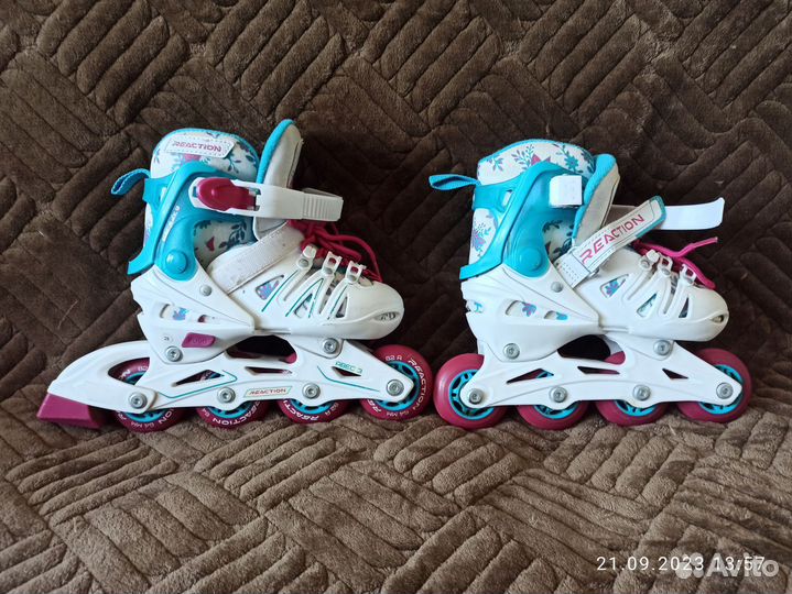 Роликовые коньки детские раздвижные