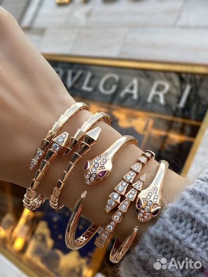 Браслеты Bvlgari змея булгари Serpenti Viper