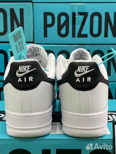 Nike Air Force 1 White Black Оригинал