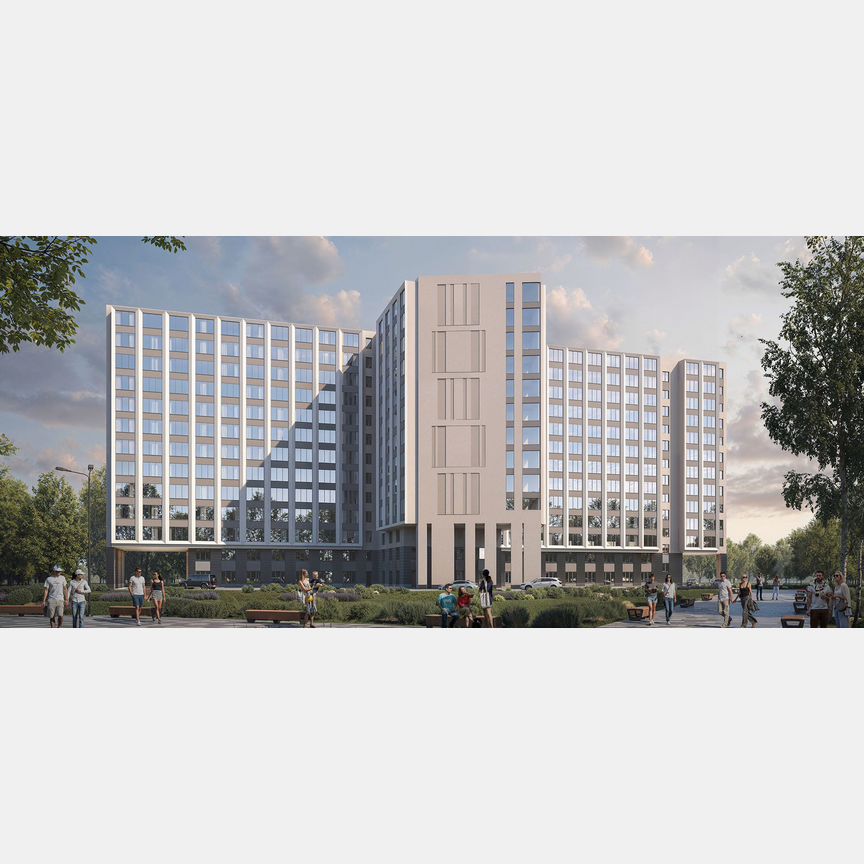 1-к. апартаменты, 22,6 м², 9/13 эт.
