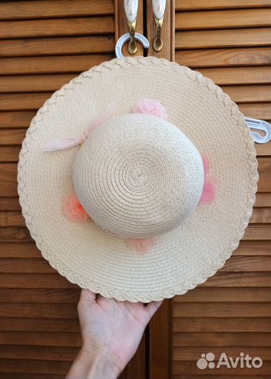 Соломенная шляпа, H&M, ог 51 или рост 104