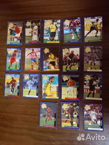 Карточки звезды футбола