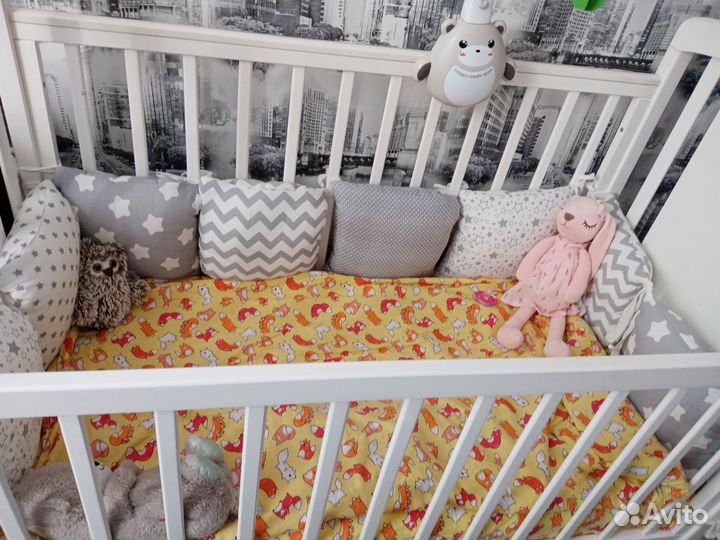 Бортики в кроватку