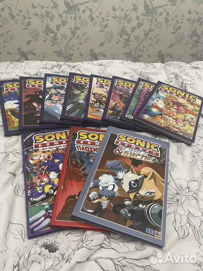 Коллекция комикс sonic
