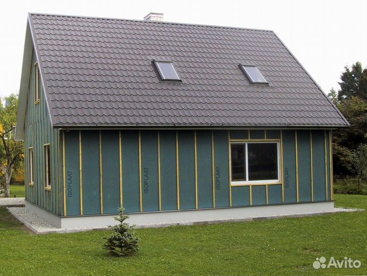 Плита isoplaat для внутренней или внешней обшивки Натуральный материал: изготовлена из 100% натураль