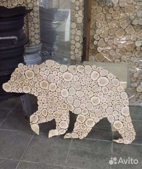 Фигуры из спилов можжевельника