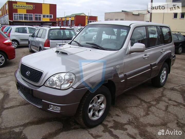 Порог Hyundai Terracan 2001-2007 (1мм)