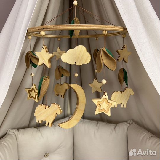 Бортики в детскую кроватку