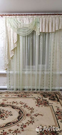 Тюль с ламбрекеном