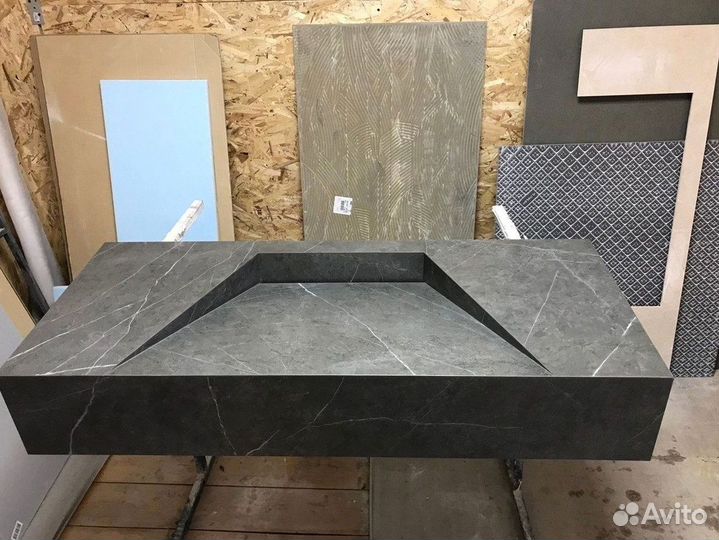 Раковина из керамогранитной плитки