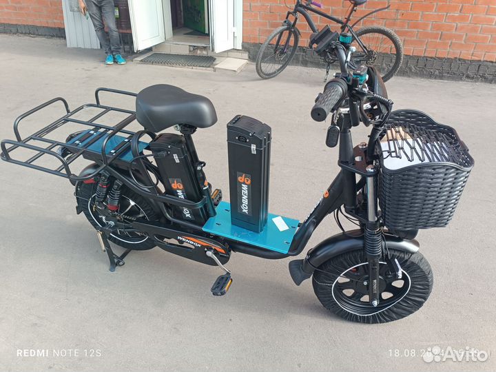 Электровелосипед Wenbox амортизация