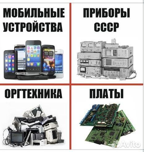 Срезка с плат СССР