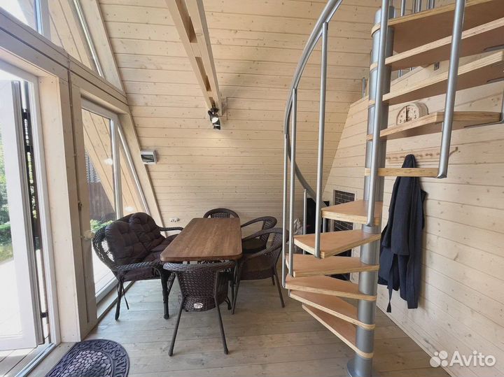 Баня a-frame 6х6 под ключ