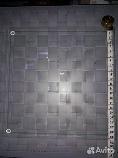 Шахматы / Шашки. Стекло. Новые