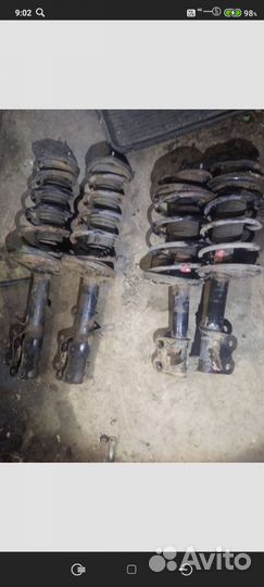 Задние стойки + передние сборе Тойота corolla 110