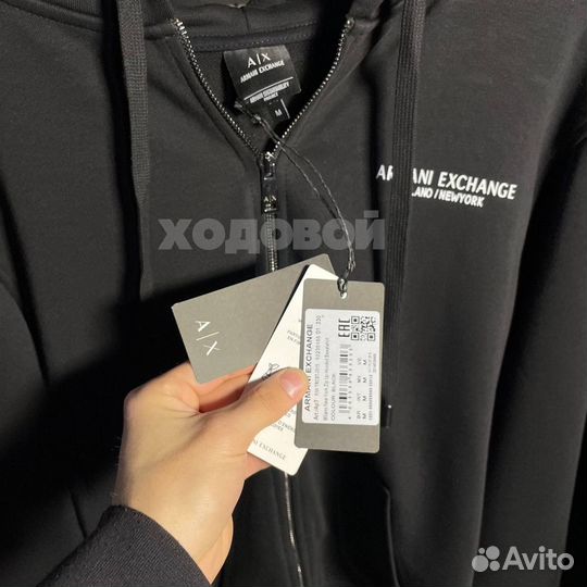 Зип худи armani exchange