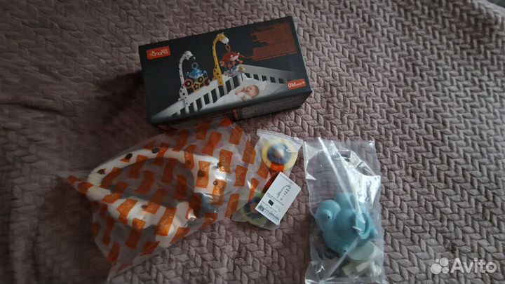 Детский мобиль в кроватку музыкальный