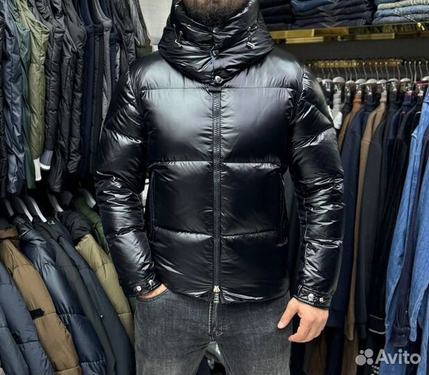 Мужская зимняя куртка moncler 2 расцветки