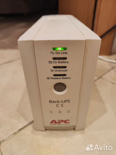 Ибп APC Back-UPS CS 500