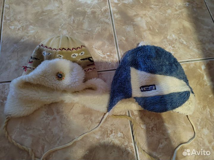 Комбинезон теплый с курточкой+2 теплые шапочки