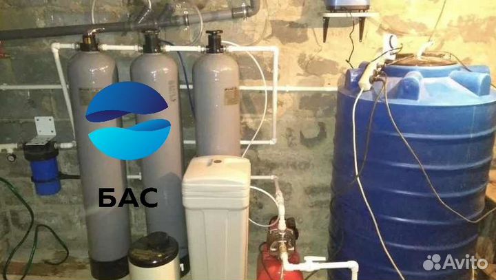Очистка воды со скважины на весь дом/коттеджа